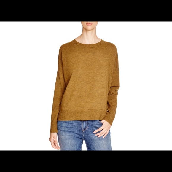 Eileen Fisher Burnt Orange Merino Wool Sweater S/P - Picture 5 of 6